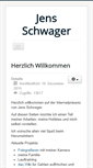 Mobile Screenshot of jens-schwager.de